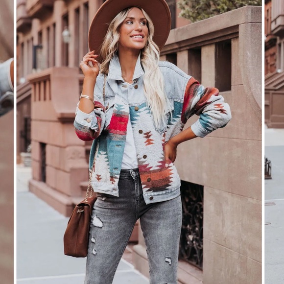 Sunset Arizona Denim Jean Jacket - Picture 6 of 16